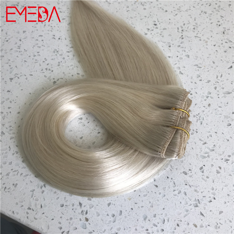 China remy clip in on hair extensions manufacturer suppliers YJ296